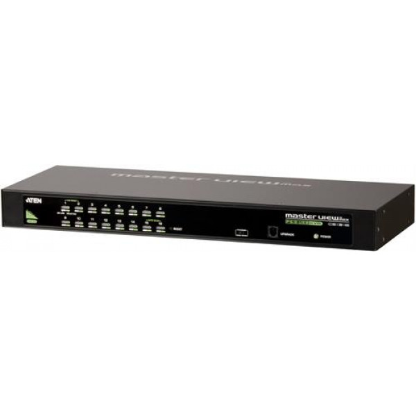 ATEN KVM-switch, 1 konsol styr 16 datorer, OSD, 19", USB CS1316-AT-G