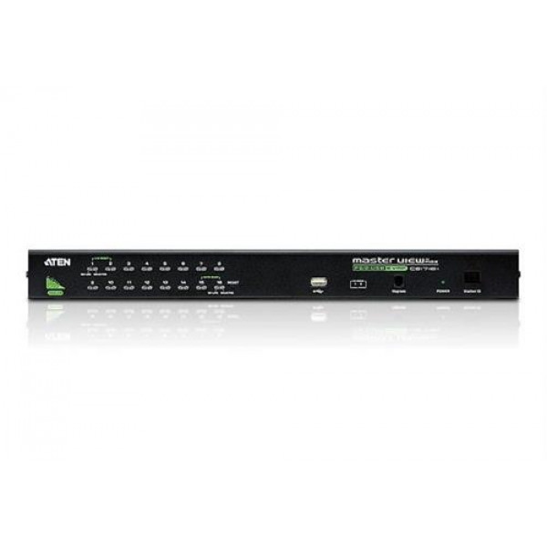 ATEN CS1716A 16-Port VGA KVM Switch, Daisy-Chain, USB CS1716A-AT-G