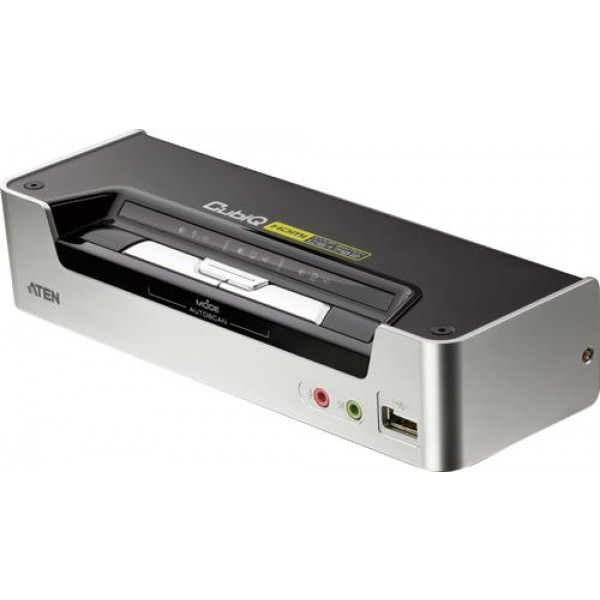 ATEN KVM-switch, 1 konsol styr 2 datorer,HDMI/USB, 2xUSB-portar CS1792-AT-G