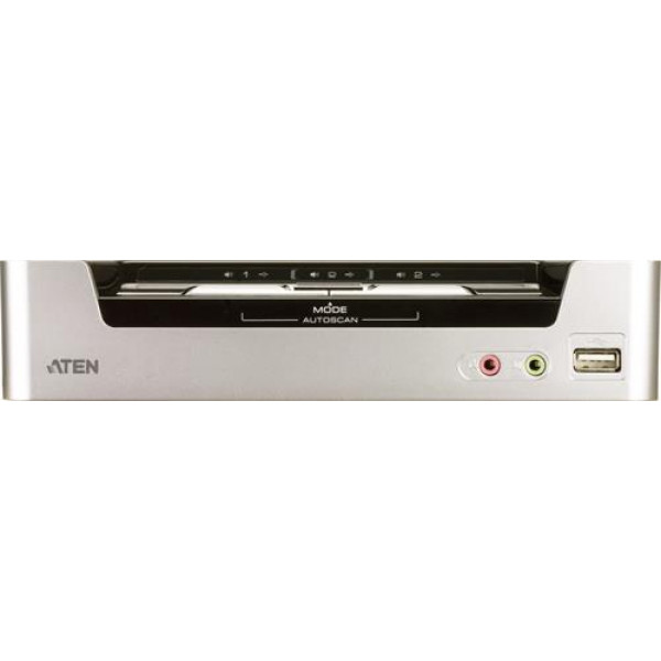 ATEN KVM-switch, 1 konsol styr 2 datorer,HDMI/USB, 2xUSB-portar CS1792-AT-G