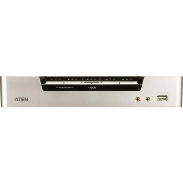 ATEN KVM-switch, 1 konsol styr 4 datorer,HDMI/USB, 2xUSB-portar CS1794-AT-G