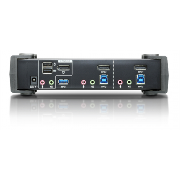 2-Port USB 3.1 Gen 1 4K DisplayPort 1.2 KVMP™ Switch with Audio CS1922