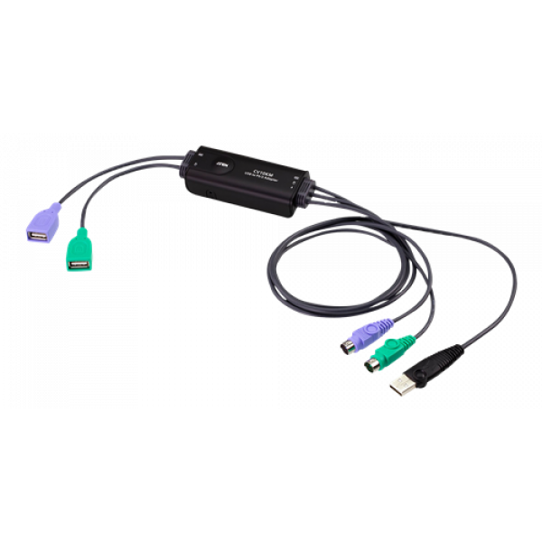 ATEN Converts USB keyboard and mouse into PS/2 (80cm) CV10KM-AT