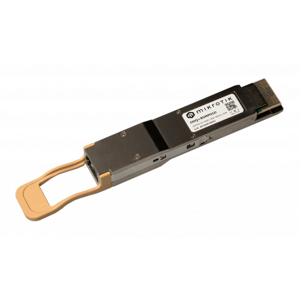 QSFP-DD optical module for reliable 400G fiber connections, perfect for distances beyond DAC reach, up to 100 meters!The module includes built-in digital diagnostics for optical power, voltage, temperature, laser bias current, and other key parameters. Th