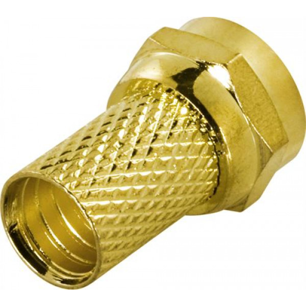 Antennadapter F-kontakt ha - 6.2mm RG6