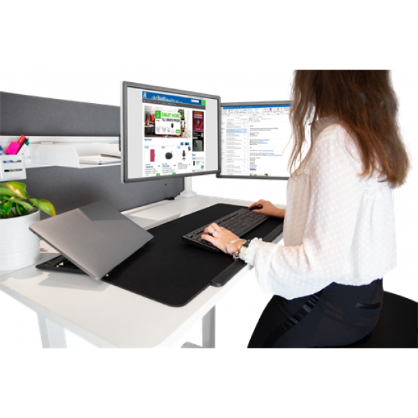 DELTACO Office, extra wide mousepad with fast wireless charger, 90x40 DELC-0100
