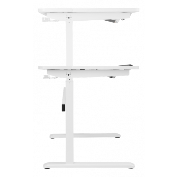DELTACO Office, 2-Stage Single Motor Electric Desk, Tiltable Desktop DELO-0100