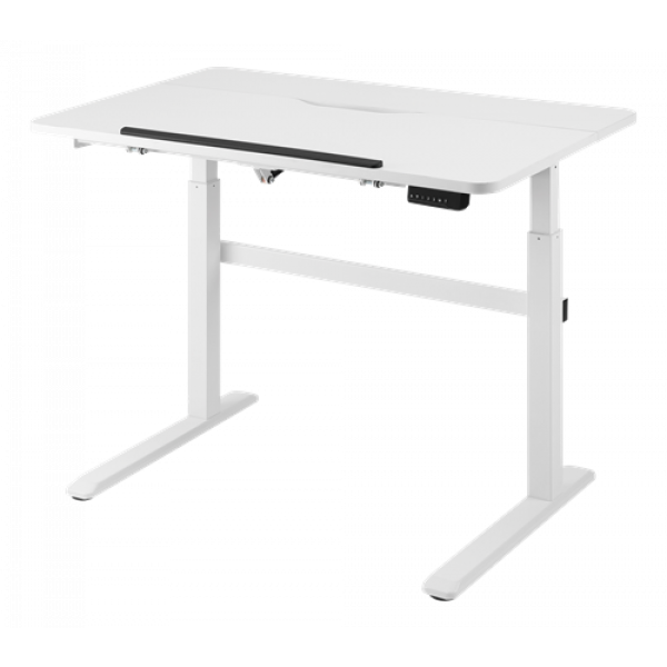 DELTACO Office, 2-Stage Single Motor Electric Desk, Tiltable Desktop DELO-0100