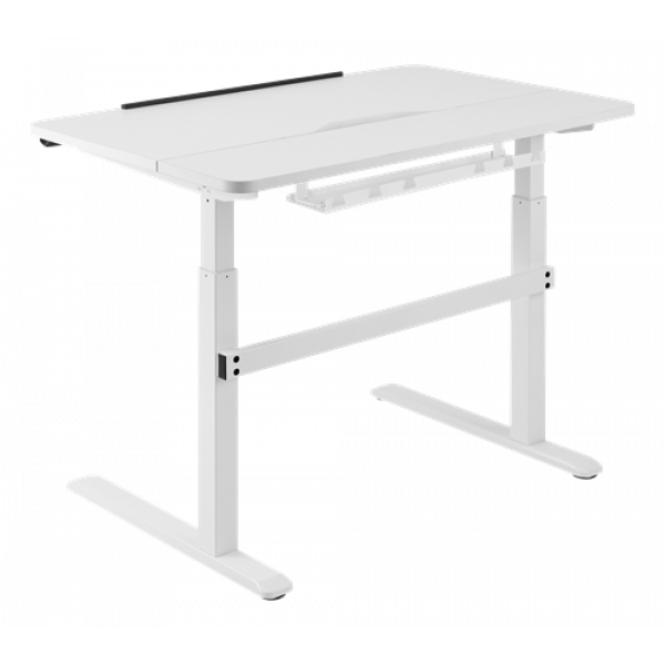 DELTACO Office, 2-Stage Single Motor Electric Desk, Tiltable Desktop DELO-0100