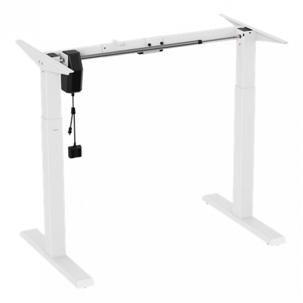 DELTACO Office 2-Stage Single Motor Electric Sit-stand Desk Frame, 840 DELO-0105