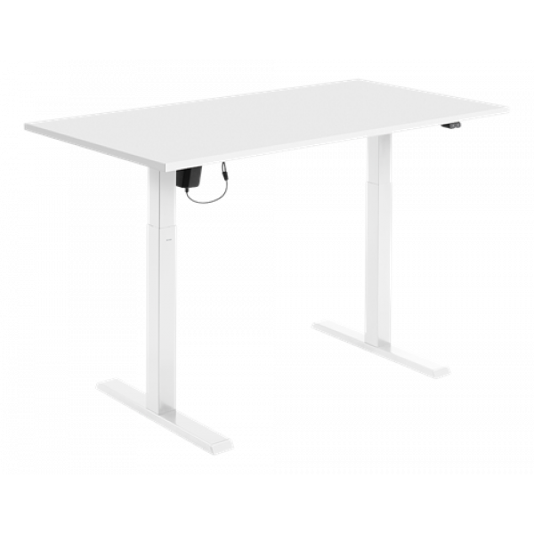 DELTACO Office 2-Stage Single Motor Electric Sit-stand Desk Frame, 840 DELO-0105