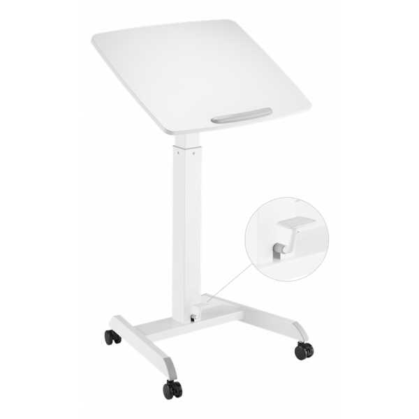 DELTACO Office, Height adjustable workstation & tiltable desktop, 8kg, DELO-0111