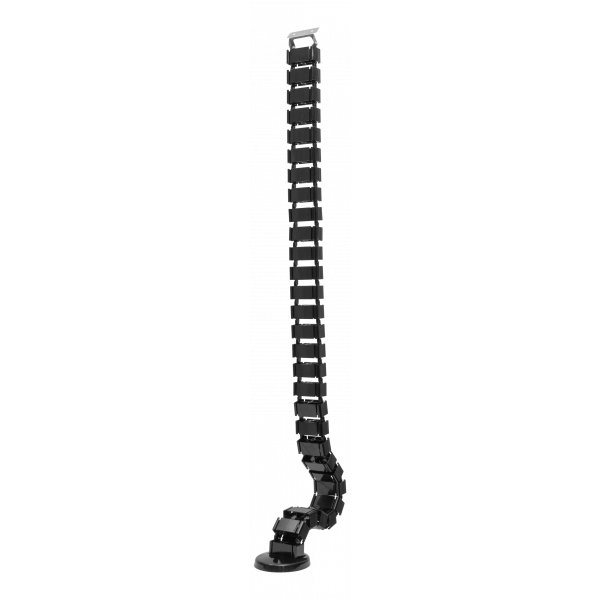 DELTACO Office, Spine Cable Organizer & Hider, Black DELO-0203