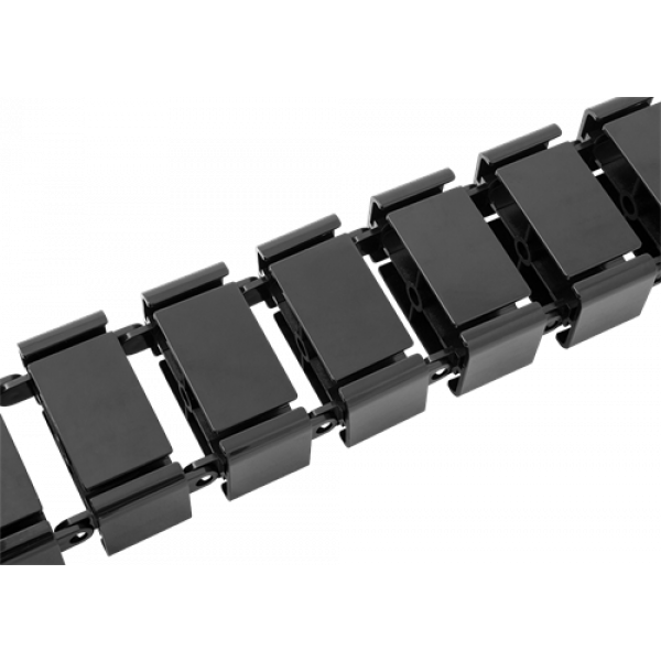 DELTACO Office, Spine Cable Organizer & Hider, Black DELO-0203