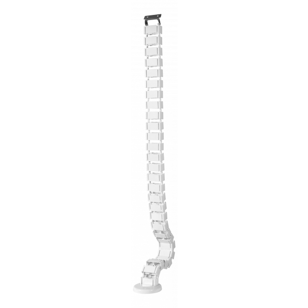 DELTACO Office, Spine Cable Organizer & Hider, White DELO-0204