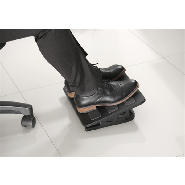 DELTACO Office, Ergonomic Tiltable Steel Foot Rest DELO-0300