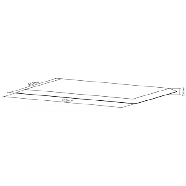 DELTACO Office, Economical Anti-Fatigue Standing Mat DELO-0301