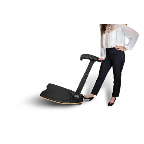 DELTACO Office, Ergonomic Leaning Chair with Anti-Fatigue Mat DELO-0302