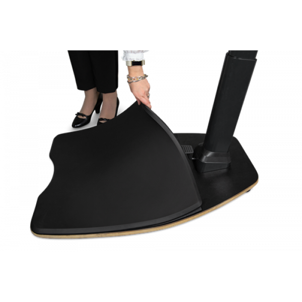 DELTACO Office, Ergonomic Leaning Chair with Anti-Fatigue Mat DELO-0302