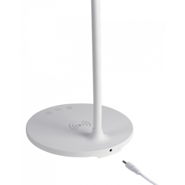 DELTACO Office, LED table lamp 360lm with Wireless charging 10W DELO-0400