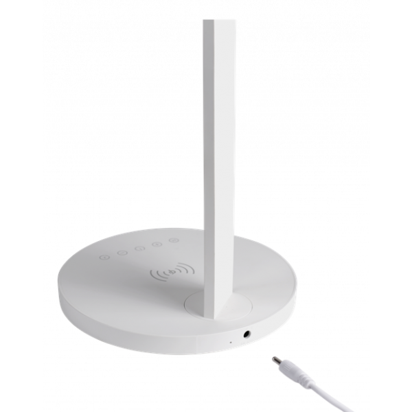 DELTACO Office, LED table lamp 400lm with Wireless charging 10W DELO-0401