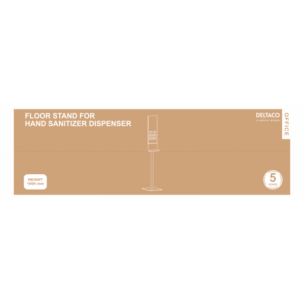 DELTACO Office Hand sanitizer dispenser floor stand DELO-0610