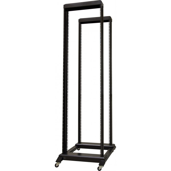 TOTEN, 19" golvrack, 42U, 600x800mm, omonterat, svart