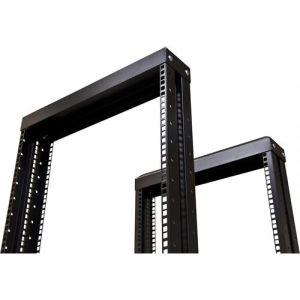 TOTEN, 19" golvrack, 42U, 600x800mm, omonterat, svart