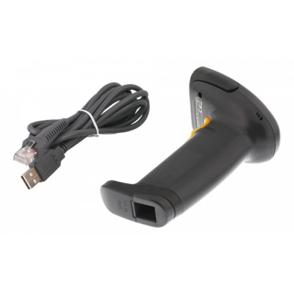 DELTACO Handheld 1D CCD barcode scanner, black, USB DUR-798