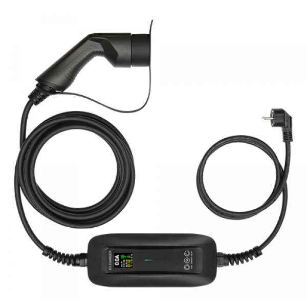 DELTACO e-Charge, cable Mode2, Schuko - type 2, 6-16A, 4+1,5M EV-1226