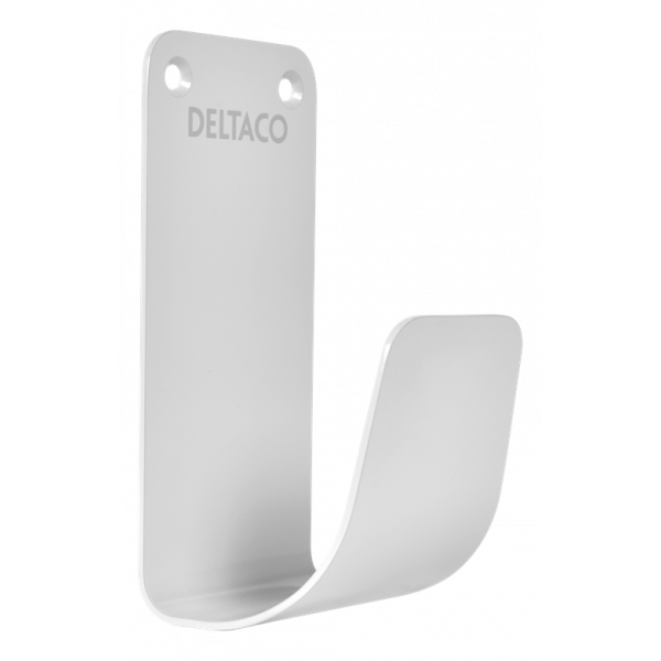 DELTACO E-CHARGE CABLE HOOK WHITE, SS304 EV-5116