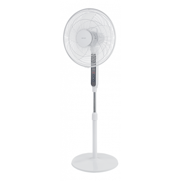 Nordic Home Golvfläkt med fjärrkontroll, 40 cm, låg ljudnivå, timerfun FT-529