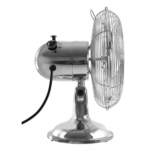 30 cm metal table fan, chrome FT-560