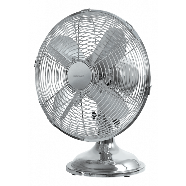 30 cm metal table fan, chrome FT-560