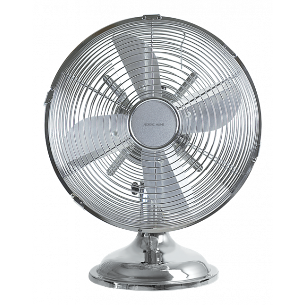 30 cm metal table fan, chrome FT-560
