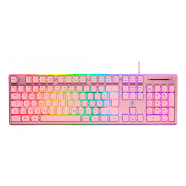 PINK LINE PK75 membrane keyboard RGB Keyboard UK layout GAM-021-RGB-P-UK