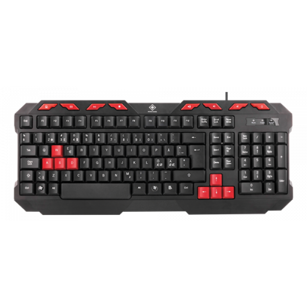 DELTACO GAMING 4-in-1 gaming kit, headset, keyboard, mouse, mousepad GAM-023