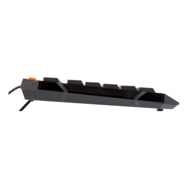 DELTACO GAMING tangentbord, anti-ghosting, USB, nordisk, svart/orange GAM-024