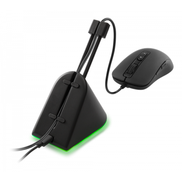 DELTACO GAMING RGB Mouse Bungee, svart GAM-044-RGB