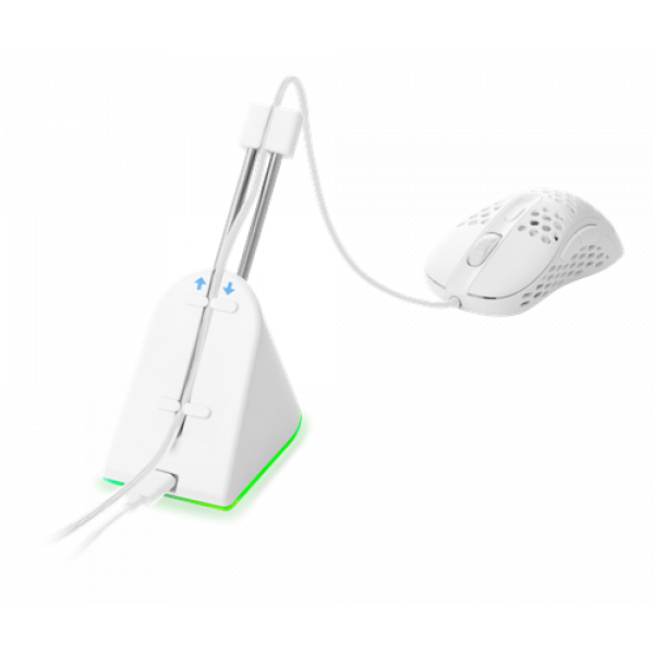 WHITE LINE WA91 RGB Mouse Bungee, vit GAM-044-W-RGB
