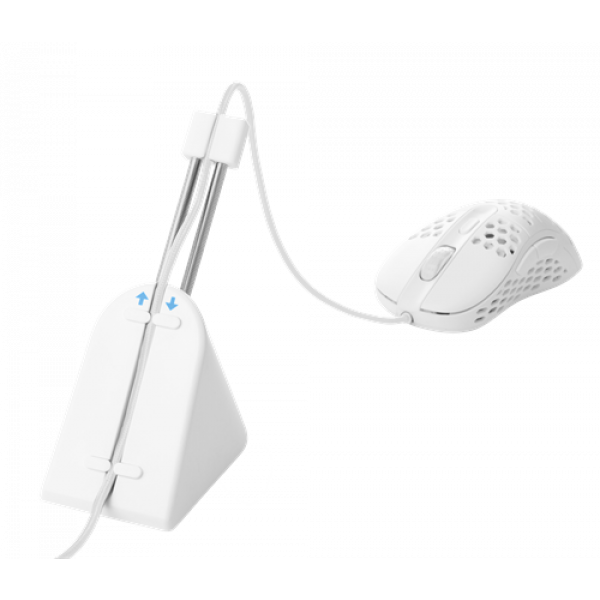 WHITE LINE WA90 Mouse Bungee, White/Silver GAM-044-W