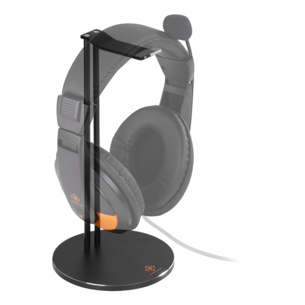 DELTACO GAMING hörlurshållare, svart GAM-070