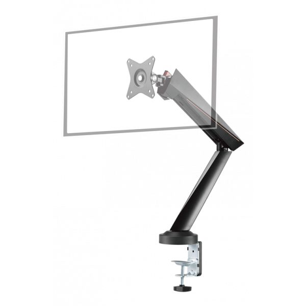 DELTACO GAMING Single Monitor Spring-Assisted Pro Gaming Monitor Arm GAM-101