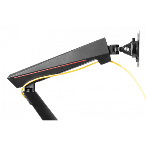 DELTACO GAMING Single Monitor Spring-Assisted Pro Gaming Monitor Arm GAM-101