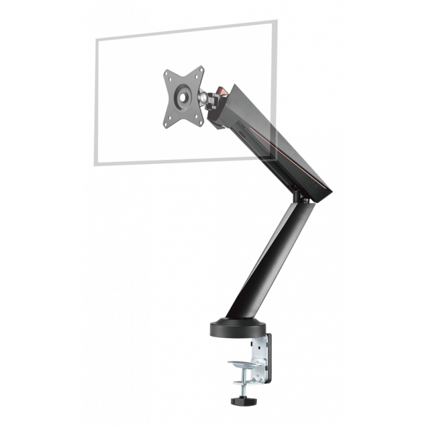 DELTACO GAMING Single Monitor Spring-Assisted Pro Gaming Monitor Arm GAM-101