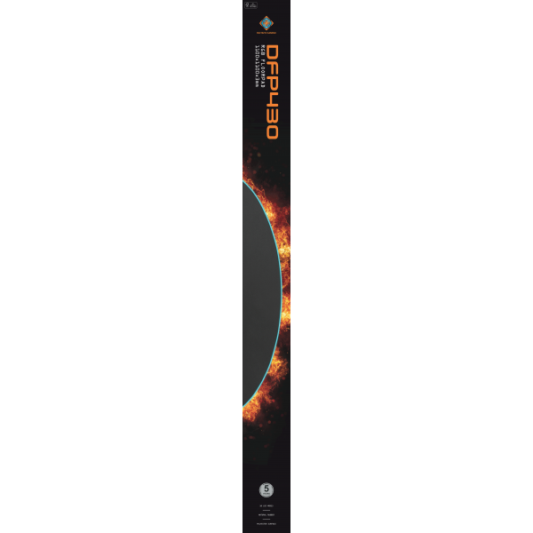 DELTACO GAMING DFP430 RGB Floorpad, 110x110cm, black GAM-138