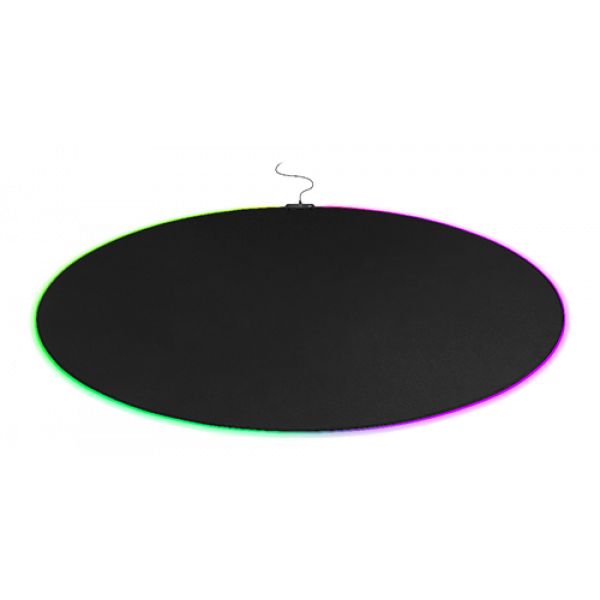 DELTACO GAMING DFP430 RGB Floorpad, 110x110cm, black GAM-138