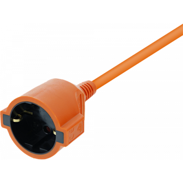 DELTACO Extension cord IP20 H05VV-F 3G1.5 20M, orange color GT-979