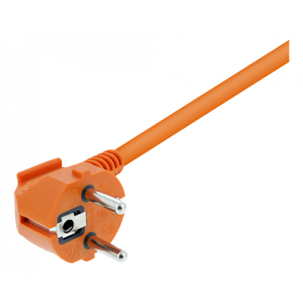 DELTACO Extension cord IP20 H05VV-F 3G1.5 20M, orange color GT-979