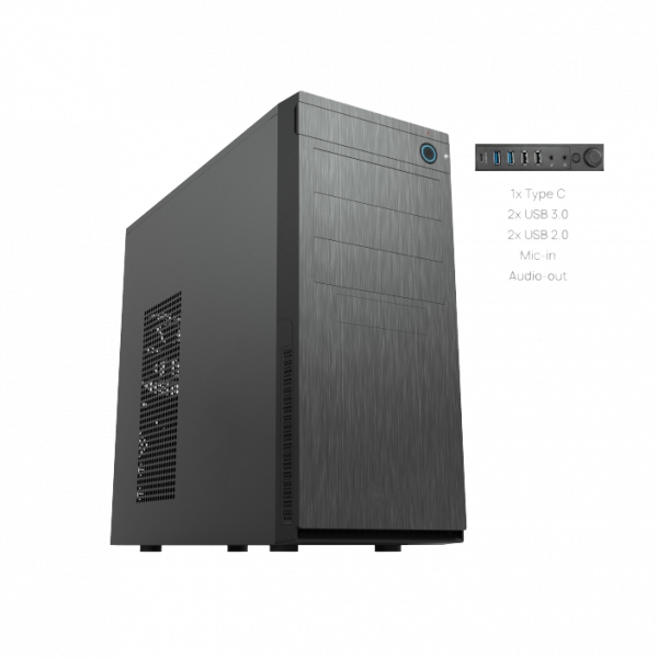 Chassi - Chieftec HC-10B Cube mATX / mini-ITX HC-10B-OP